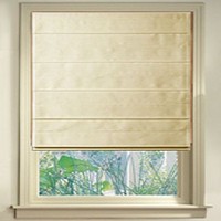 Roman Shades Front & Back Pleated Shade 